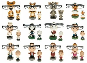 Wackelkopf Specs Brillenhalter Neuheit Geschenk sortiert Mix - Bild 1 von 6
