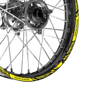 MX Bike Rim Sticker Tape Set WILD For Yamaha TT-R 230 2005-2009 06 07 08 - Imagen 1 de 15