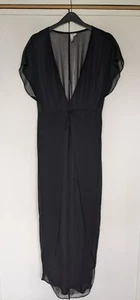 ASOS Black Beach Wrap Size 6 - Picture 1 of 4