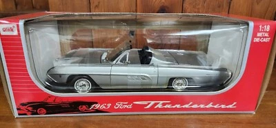 Anson 1963 Ford Thunderbird 1:18 Silver New 30334 - Image 1 of 4