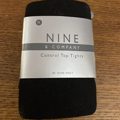 Medias Control Top negras medianas de Nine West Foto 1 de 3