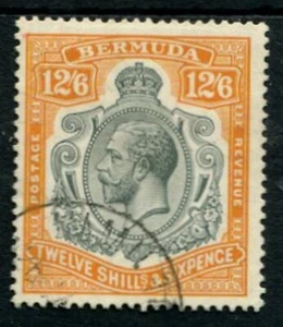 BERMUDA 1924-32 KGV 12/6 SG93 FINO USADO - Imagen 1 de 1