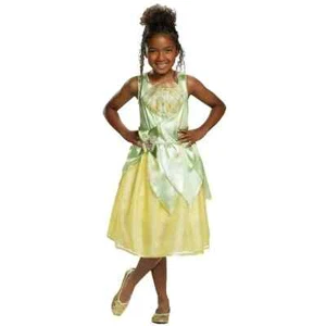 Disney Princess Tiana Halloween or Dressup Costume M (7–8) 2019 Dress – NIP - Picture 1 of 6