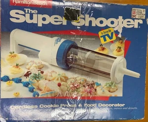 Super Shooter Akku Kekspresse Hamilton Beach Vintage 12 Scheiben getestet funktioniert - Bild 1 von 4