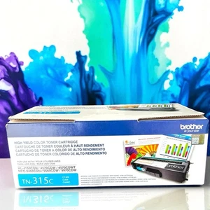 Tóner de alto rendimiento Brother TN315C cian genuino ¡Nuevo sellado! - Imagen 1 de 7