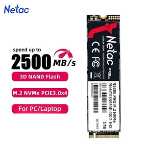Netac 1TB M.2 2280 Internal SSD PCIe Gen3.0x4 NVMe Solid State Drive PC Laptop - Picture 1 of 14