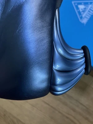 Botines Oxford John Fluevog Azul Oscuro Tacón Arquitectónico - Talla [11] - NUEVO Foto 1 de 4