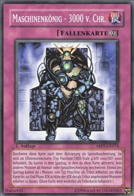 YuGiOh Maschinenkönig - 3000 v. Chr. ABPF-DE074 Common Excellent unl. - Bild 1 von 2