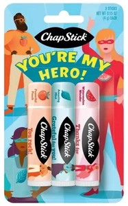 Chapstick You Are My Hero balsamo labbra anguria, menta, pesca - 3 conteggi, 0,45 oz - Foto 1 di 2