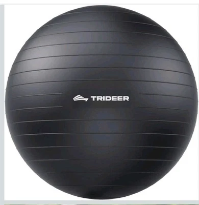 Trideer Pelota de Ejercicio/Estabilidad Talla Lrg para Yoga, Pilates y Fitness. Color Negro Foto 1 de 4