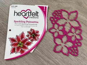 Heartfelt Creations Sparkling Poinsettia Die - Bild 1 von 2