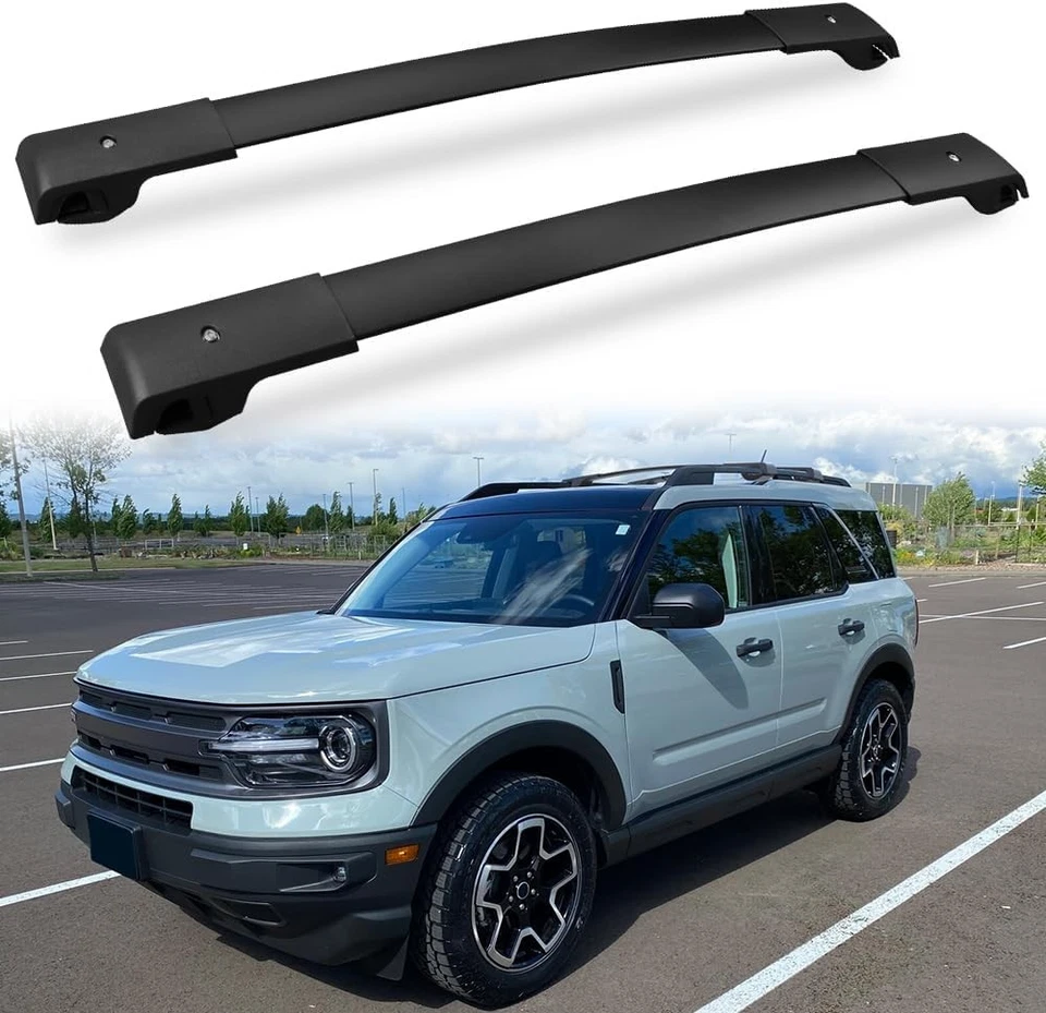 HEKA Crossbars Cross Bars Roof Racks Rails Compatible with 2021 2022 black  - Image 1 of 4
