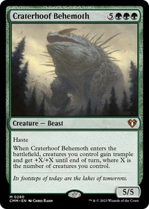 MTG Craterhoof Behemoth  - Commander Masters #280 - Picture 1 of 1