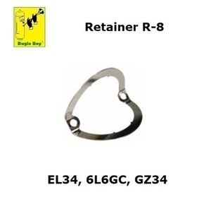 Retainer R-8, clip per basi standard di valvole octal (EL34/6L6GC) - Foto 1 di 1