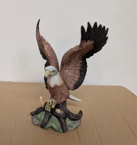 AMERICAN EAGLE Liberty Society collection detailed porcelain sculpture 5x5" new - Picture 1 of 5
