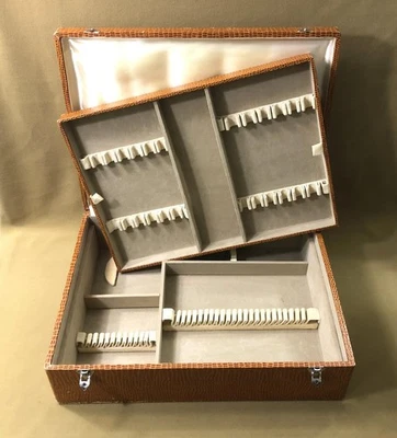 argentier vide sur 2 niveaux pour ménagère 61 couverts Coffret Christofle Ercuis - Photo 1/4