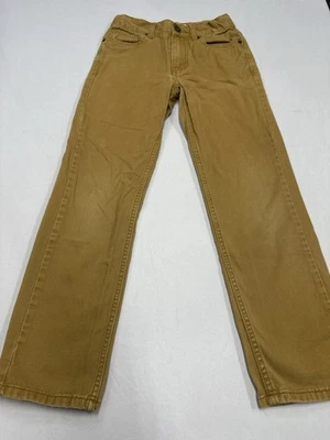 Pantalones chinos Cherokee para niños talla 10 caqui pierna recta uniforme escolar informal Foto 1 de 4