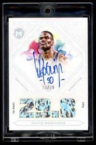 2024 Topps Motif Statistical Showpiece David Robinson On Card Auto Holo SP /29 - Picture 1 of 2