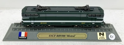 LOCOMOTIVES OF THE WORLD DEL PRADO - SNCF BB9300 - N GAUGE MODEL TRAIN 021 - Image 1 of 2