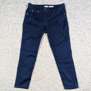 Maison Jules Sophia Everyday Skinny Blue Jeans Womens 10 Short Jeggings Denim - Picture 1 of 8