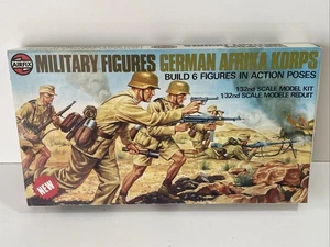 Figuras militares multipose completas Airfix vintage 1/32 alemán Afrika Korps - Imagen 1 de 9