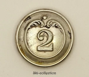 Bouton 2°Escadron Train Equipages Militaires, officiers (1842-1873) France. 25mm - Picture 1 of 3