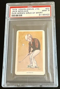 1979 VENORLANDUS, LTD. JACK NICKLAUS #22 PSA 9 OUR HEROES WRLD. VOM SPORT - Bild 1 von 4
