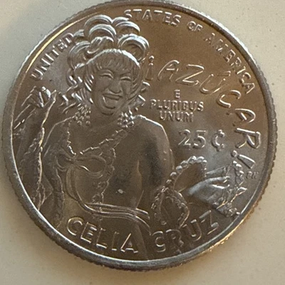 2024 P Celia cruz quarter Error In COD We Trust - Image 1 of 4