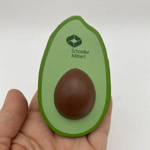 Schoeller Allibert Kunststoff Co Werbung Logo Avocado Form Stress Squeeze Toy - Bild 1 von 8
