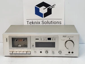 Vintage AKAI Stereo Cassette Deck GX-M10  Plastic Vers. Japan. NEEDS BELT AS-iS - Picture 1 of 13