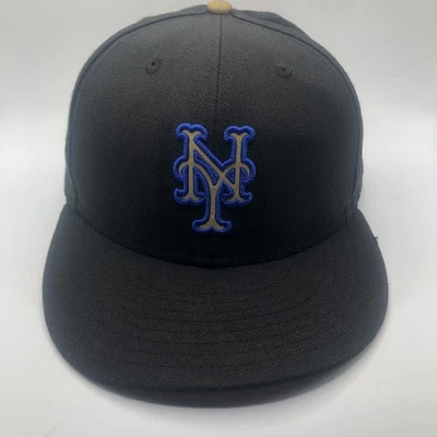 Boné de beisebol preto tamanho adulto MLB New York Mets New Era 9Fifty Snapback - Imagem 1 de 4