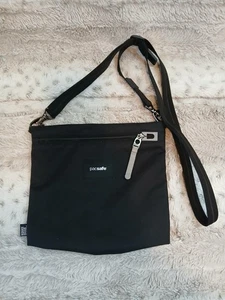 Pacsafe RFID Blocking Recycled Crossbody Travel Purse - Black - Picture 1 of 5