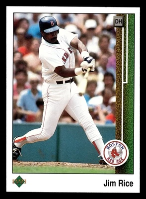 1989 Upper Deck Jim Rice #413 Boston Red Sox HOF HIGH GRADE BEAUTY! - Image 1 of 2