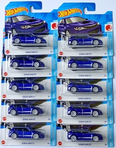 Hot Wheels Subaru WRX STI blau 10 Stück JDM japanische Importe neu in Verpackung - Bild 1 von 3