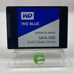 Western Digital 2.5" WD Blue 3D NAND SSD 500GB SATA III 6Gbps SSD WD500G2B0A - Afbeelding 1 van 2