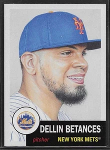 2020 Topps Living Set # 303 Dellin Betances New York Mets 2.081 Printed a - Bild 1 von 1