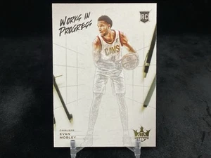 EVAN MOBLEY 2021 PANINI COURT KINGS #30 WORKS IN PROGRESS ROOKIE INSERT / CAVS - Picture 1 of 2