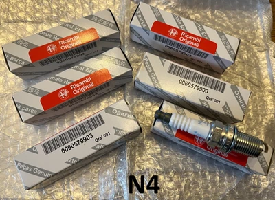 Alfa 147/156/GT/164/166/GTV/Spider V6 Engines Spark Plug Set OEM 60579903 - Image 1 of 3