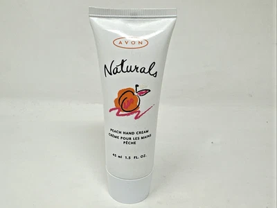 Avon Naturals Peach Hand Cream 1.5oz Travel Size 2004 Discontinued - Image 1 of 4