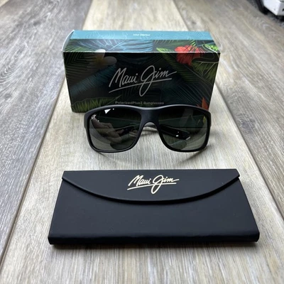 NOVO Óculos de Sol Masculino Maui Jim Southern Cross 63mm Preto Polarizado MJ0815S-001 - Imagem 1 de 4