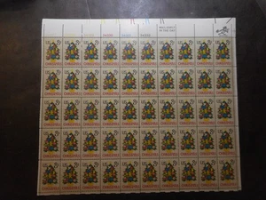 Scott 1508, 8 cent, Christmas Tree in Needlepoint, Sheet - Picture 1 of 2
