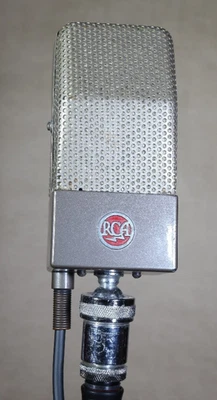 RCA 74B RIBBON MICROPHONE - ALL ORIGINAL EXCELLENT WORKING & COSMETIC CONDITION - Image 1 of 4