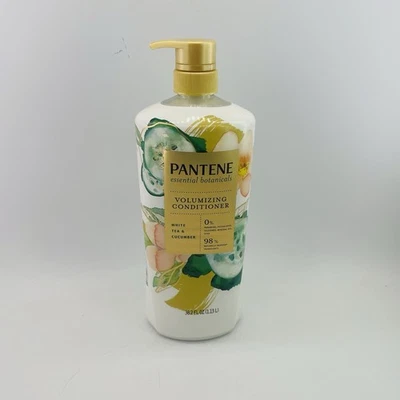 Acondicionador voluminizador Pantene Essential Botanicals té blanco y pepino 38,2 OZ Foto 1 de 4