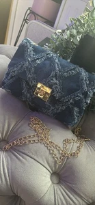 Denim Style Crossbody Bag Brand New - Picture 1 of 1