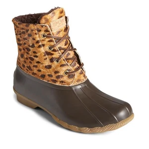 Sperry Saltwater STS86775 Women's US 10 Brown Waterproof Duck Boots JOBB644 - Picture 1 of 10