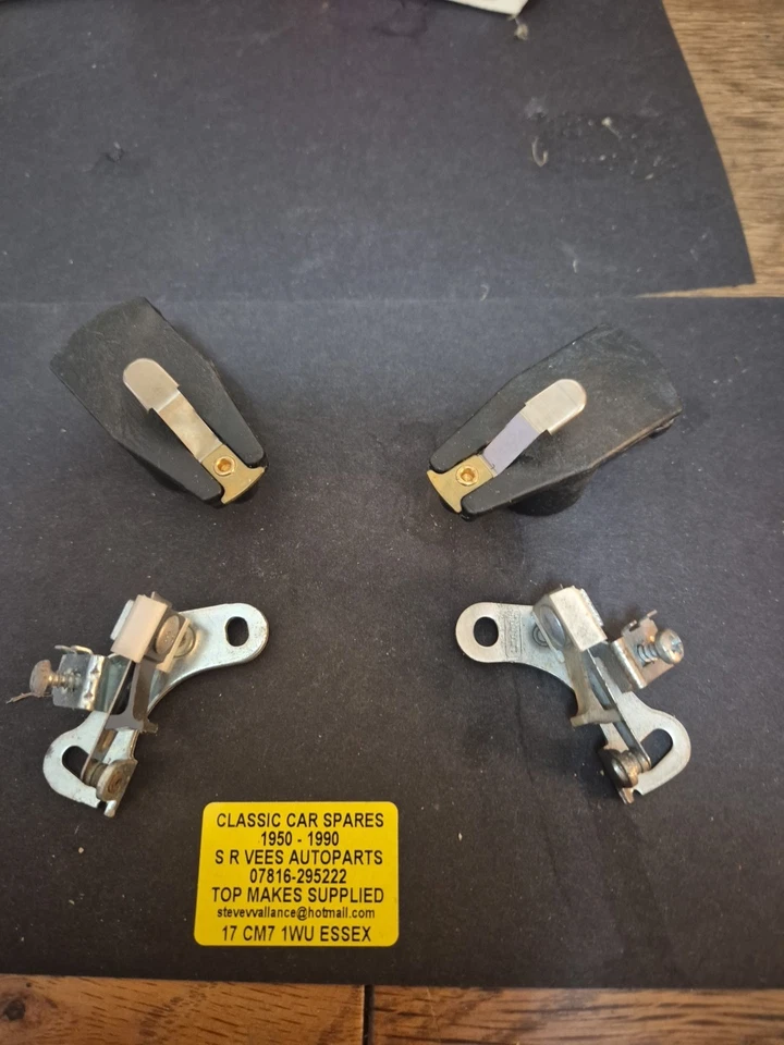 CONTACT SETS X 2 /ROTOR ARMS X 2 FORD OHV & OHC - Image 1 of 1
