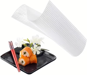 1 Pezzi Stuoia per Sushi, 27 X 24 Cm Tappetino per Sushi in Silicone, Lavabile E - Foto 1 di 12