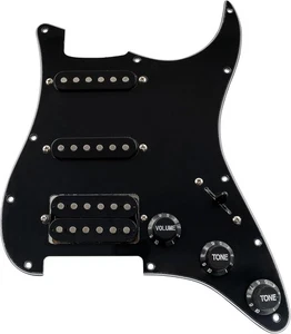Golpeador Musiclily SSH Precableado Strat Cargado con Humbucker Único Negro  - Imagen 1 de 6
