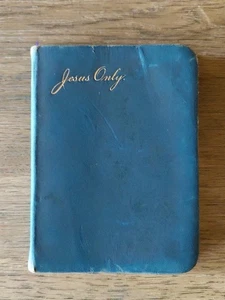 Jesus Only American Tract Society Rare Devotional Vintage Bible 1893 BIB1 - Imagen 1 de 9