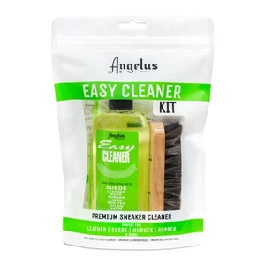 ANGELUS Easy Cleaner Lösung mit Bürste und Tuch Set für Leder Wildleder etc. - Bild 1 von 2